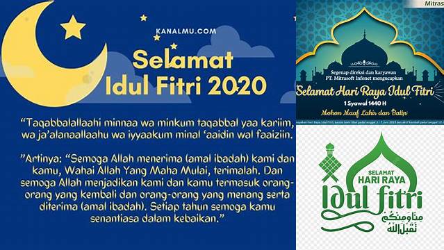 Idul Fitri Bahasa Arab