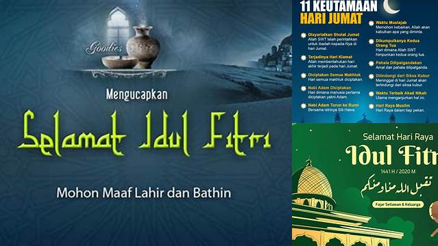 Idul Fitri Hari Jumat Tanda Kiamat