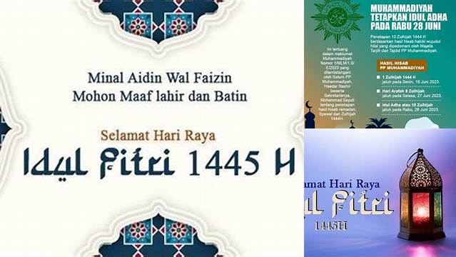 Idul Fitri Muhammadiyah 2024