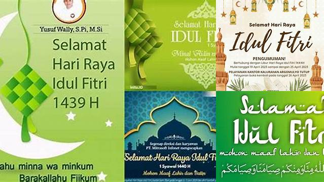 Idul Fitri Tahun 2018