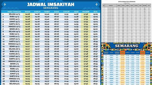 Jadwal Puasa 2024 Semarang