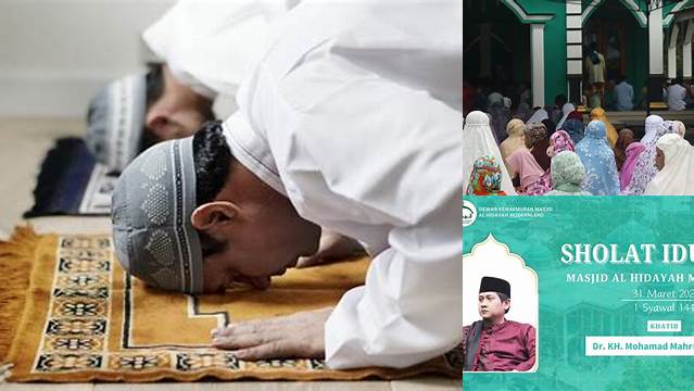 Jadwal Sholat Idul Fitri