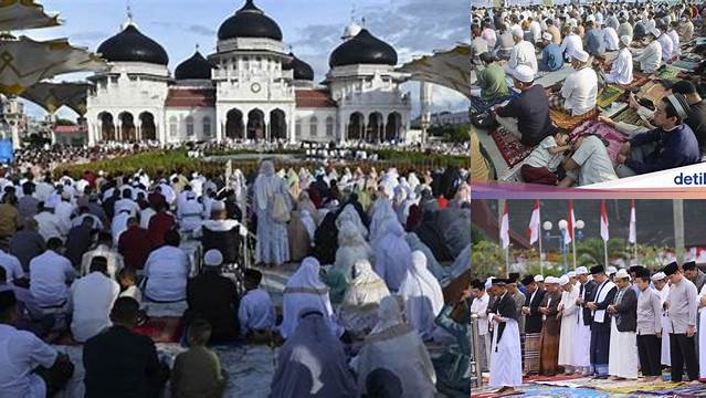 Jam Berapakah Sholat Idul Fitri Dimulai