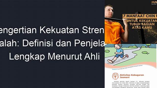 Manfaat Kekuatan Tubuh yang Jarang Diketahui