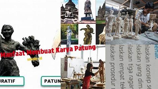 5 Manfaat Membuat Karya Patung yang Jarang Diketahui