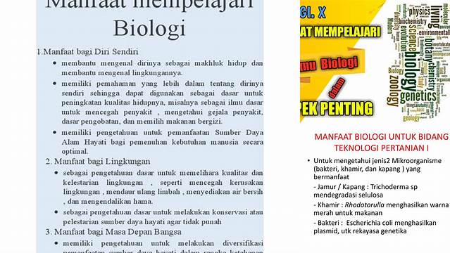 Manfaat Mempelajari Biologi yang Jarang Diketahui dan Harus Anda Ketahui