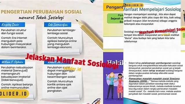 Temukan Manfaat Sosiologi yang Jarang Diketahui!
