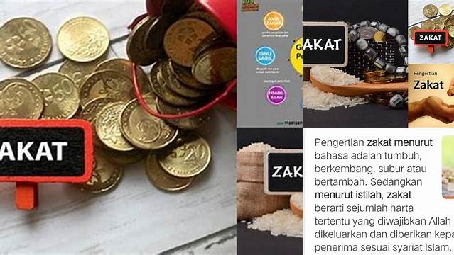 Jelaskan Pengertian Zakat Menurut Istilah