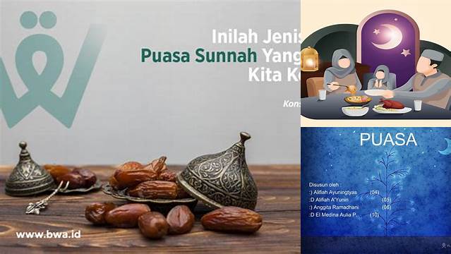 Jenis Jenis Puasa Sunnah