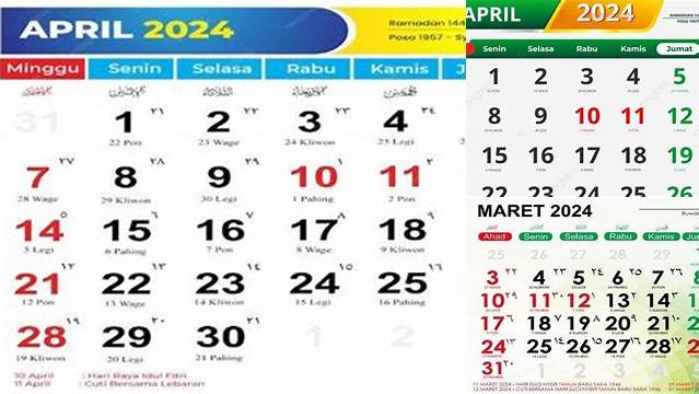 Kalender 2024 Idul Fitri