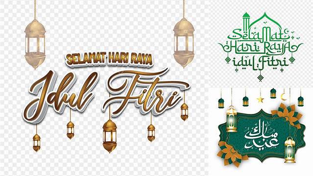 Kaligrafi Selamat Hari Raya Idul Fitri