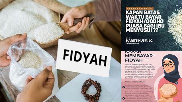 Kapan Bayar Fidyah Puasa