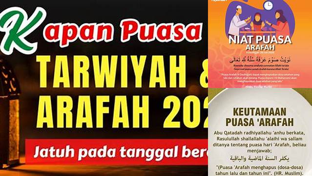 Kapan Puasa Arafah