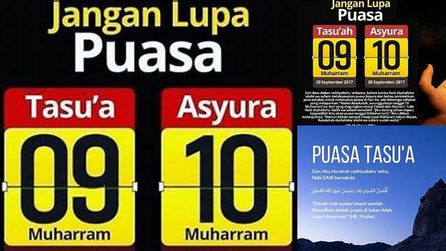 Kapan Puasa Tasua