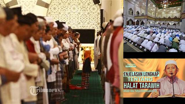 Ketahui 10 Hal Penting tentang kapan shalat tarawih dilaksanakan menjelang Idul Fitri