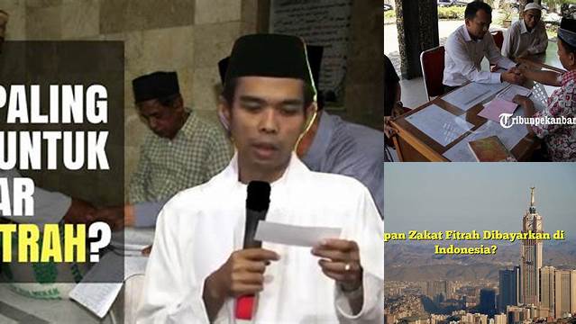 Kapan Zakat Fitrah Dibayarkan