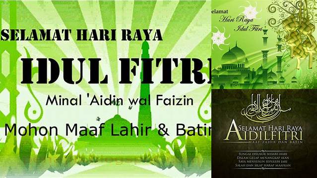 Kata Hari Raya Idul Fitri