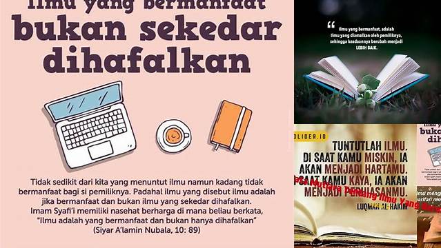 Temukan Manfaat Kata Kata Ilmu yang Bermanfaat yang Perlu Kamu Tahu