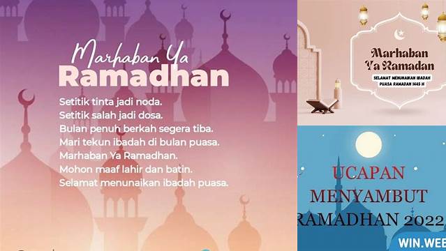 Temukan 9 Hal Penting tentang kata menyambut bulan suci ramadhan menuju Idul Fitri penuh berkah