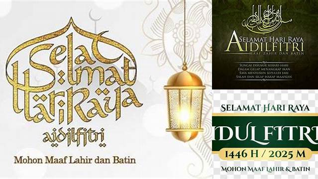 Kata Ucapan Hari Raya Idul Fitri