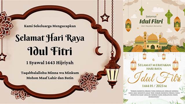 Kata2 Ucapan Hari Raya Idul Fitri