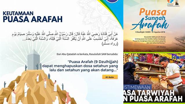 Keistimewaan Puasa Arafah