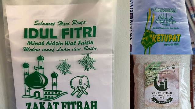 Kemasan Beras Zakat Fitrah