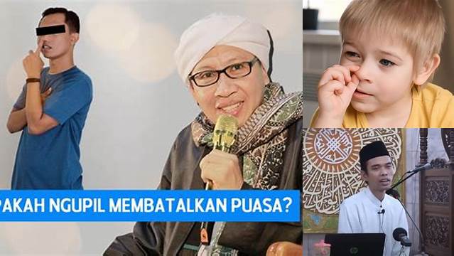 Kenapa Ngupil Membatalkan Puasa