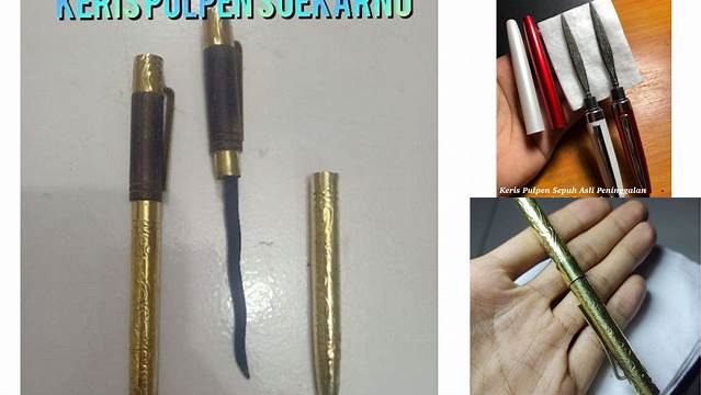 Manfaat Keris Pulpen yang Jarang Diketahui