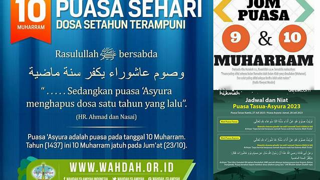 Keutamaan Puasa 9 Dan 10 Muharram