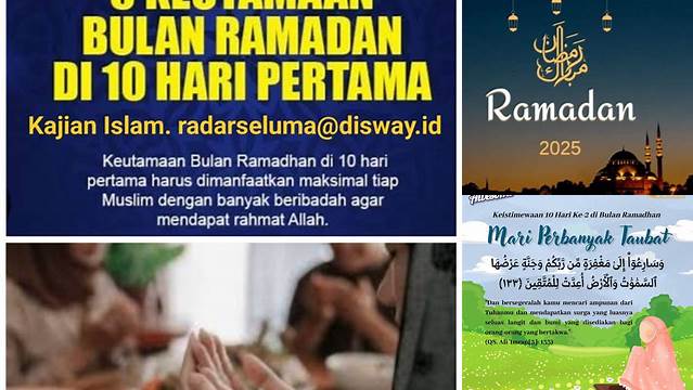 Keutamaan Puasa Hari Ke 10