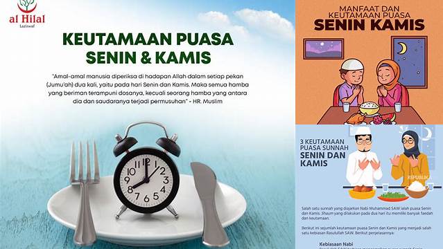 Keutamaan Puasa Senin Kamis