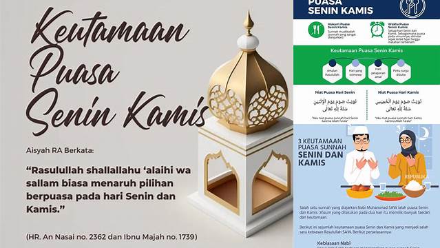 Keutamaan Puasa Sunnah Senin Kamis