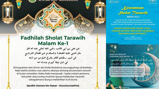 Keutamaan Shalat Tarawih Malam Ke 3