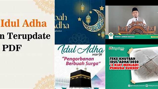 Khutbah Idul Adha 2020 Singkat