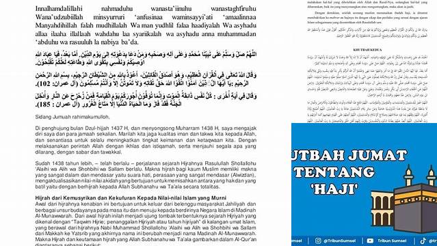 Khutbah Jumat Tentang Haji