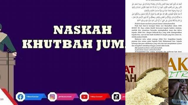 Khutbah Jumat Tentang Zakat Fitrah