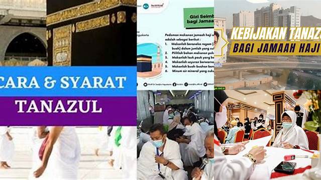 Kriteria Tanazul Bagi Jamaah Haji