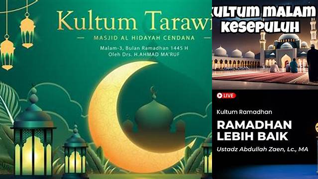 Kultum Tarawih Ramadhan