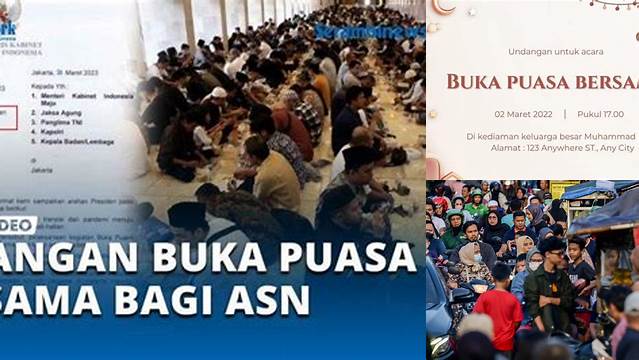 Larangan Buka Puasa Bersama 2024