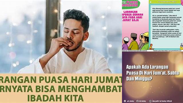 Larangan Puasa Hari Jumat