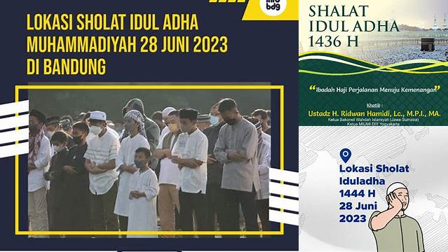 Lokasi Shalat Idul Adha Muhammadiyah 2024
