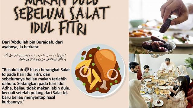 Makan Sebelum Idul Fitri