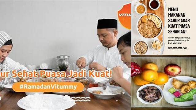 Makanan Sahur Agar Kuat Puasa