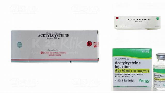 Temukan Manfaat Acetylcysteine 200 mg yang Jarang Diketahui