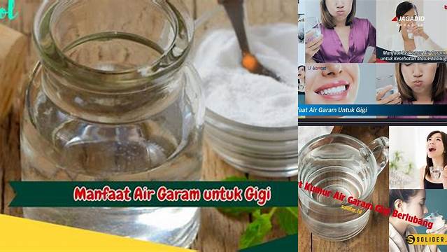 3 Manfaat Air Garam untuk Gigi yang Jarang Diketahui