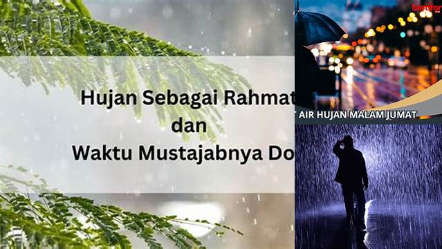 Temukan Khasiat Air Hujan Malam Jumat yang Jarang Diketahui