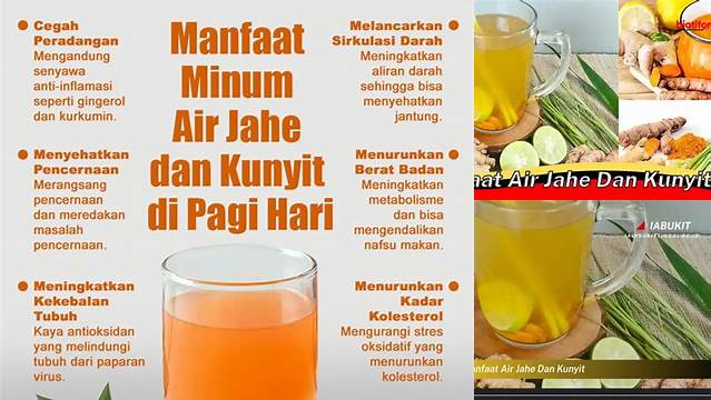 9 Manfaat Air Jahe dan Kunyit, Terungkap! Khasiatnya Dahsyat