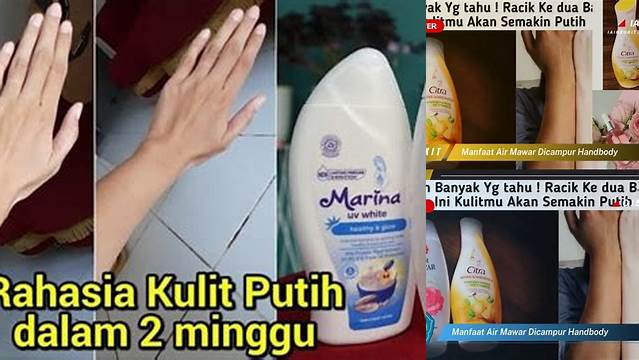 9 Manfaat Air Mawar Dicampur Handbody, Kulit Glowing Alami