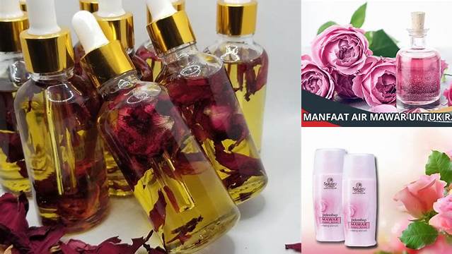 8 Manfaat manfaat air mawar untuk rambut Rahasia Rambut Lebih Sehat